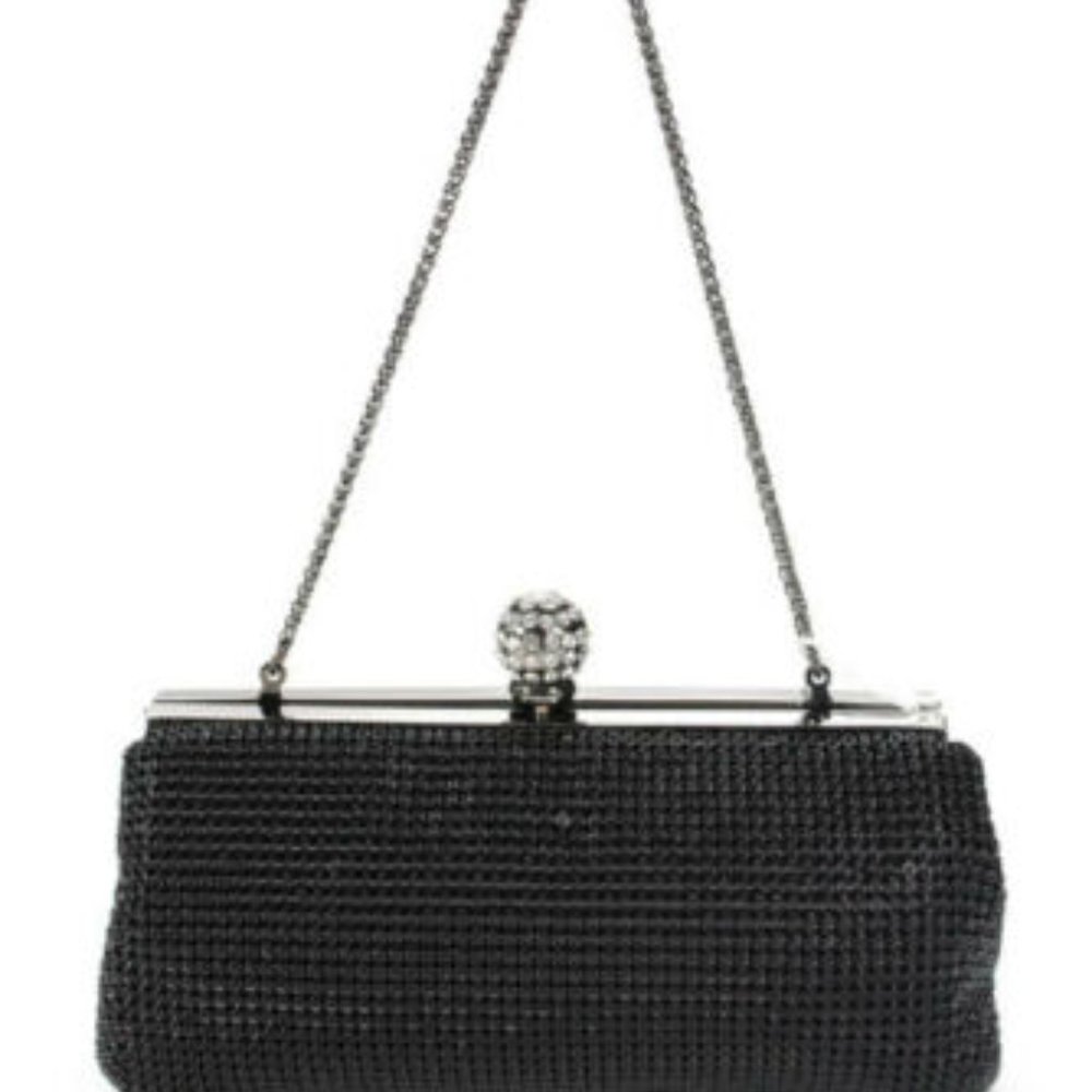 Whiting & Davis Black Bubble Mesh